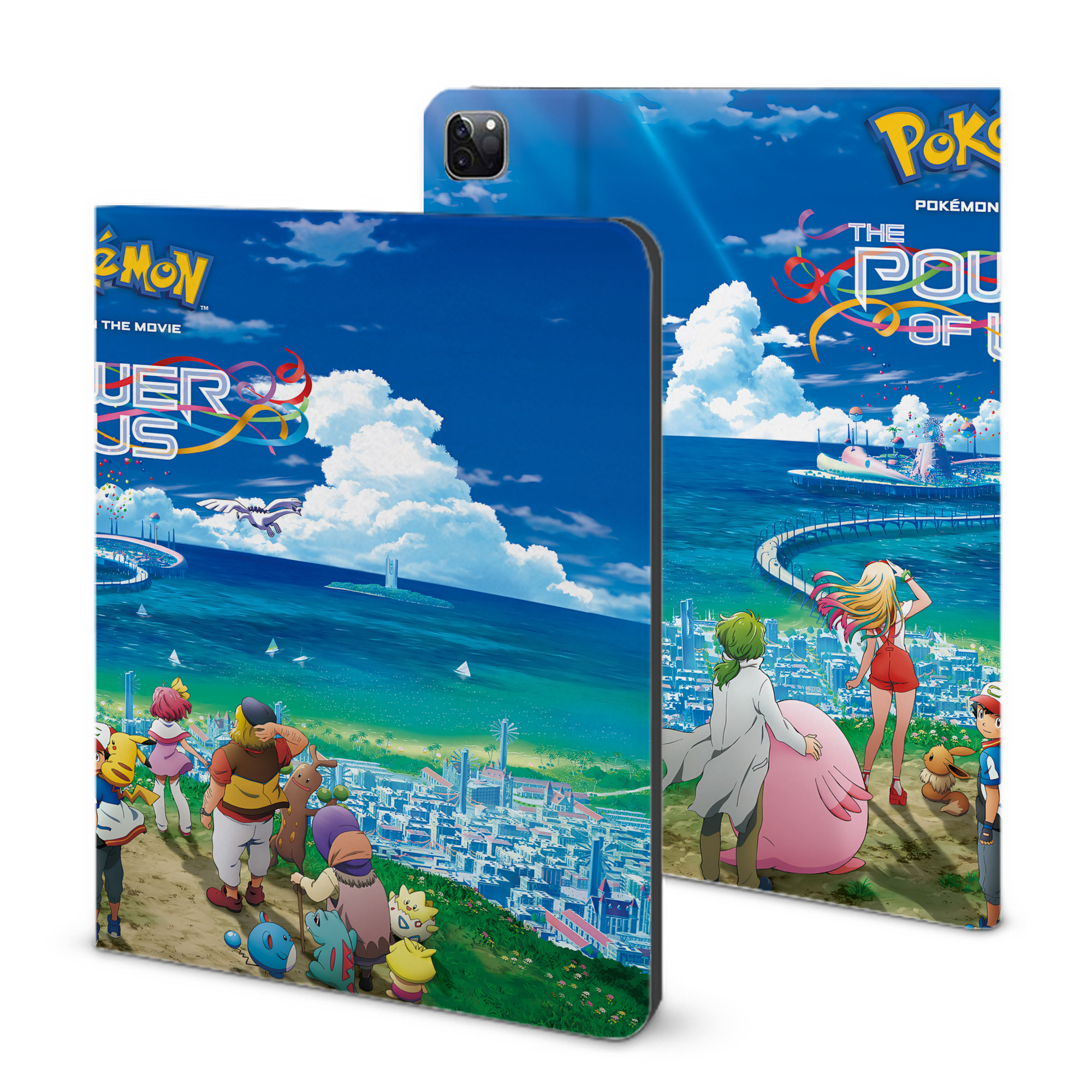 （画像用） ポケットモンスター Pokémon IPad ケース ブック型 PUレザー TPU 耐衝撃 軽量 薄型 ペン収納なし 全面保護 IPad 各モデル対応